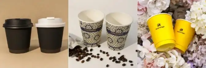 Copos de papel para café ecológicos