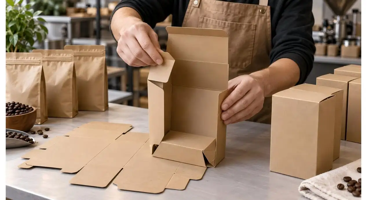 Caixas de papel Kraft