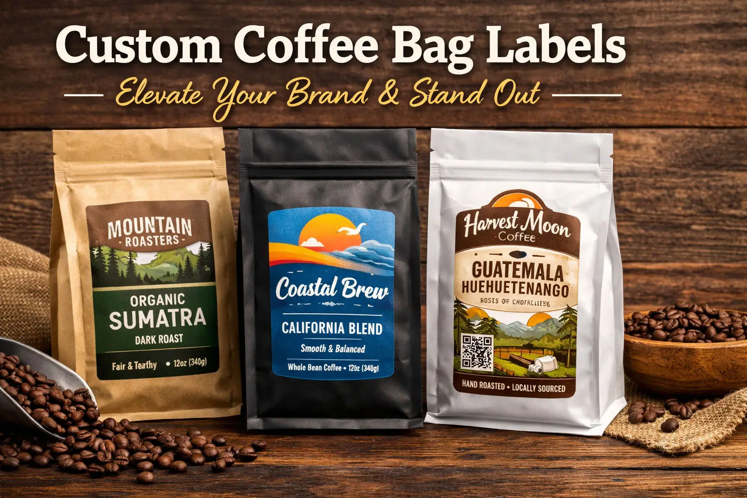 Por que etiquetas personalizadas de saquinhos de café são importantes para sua marca e vendas
