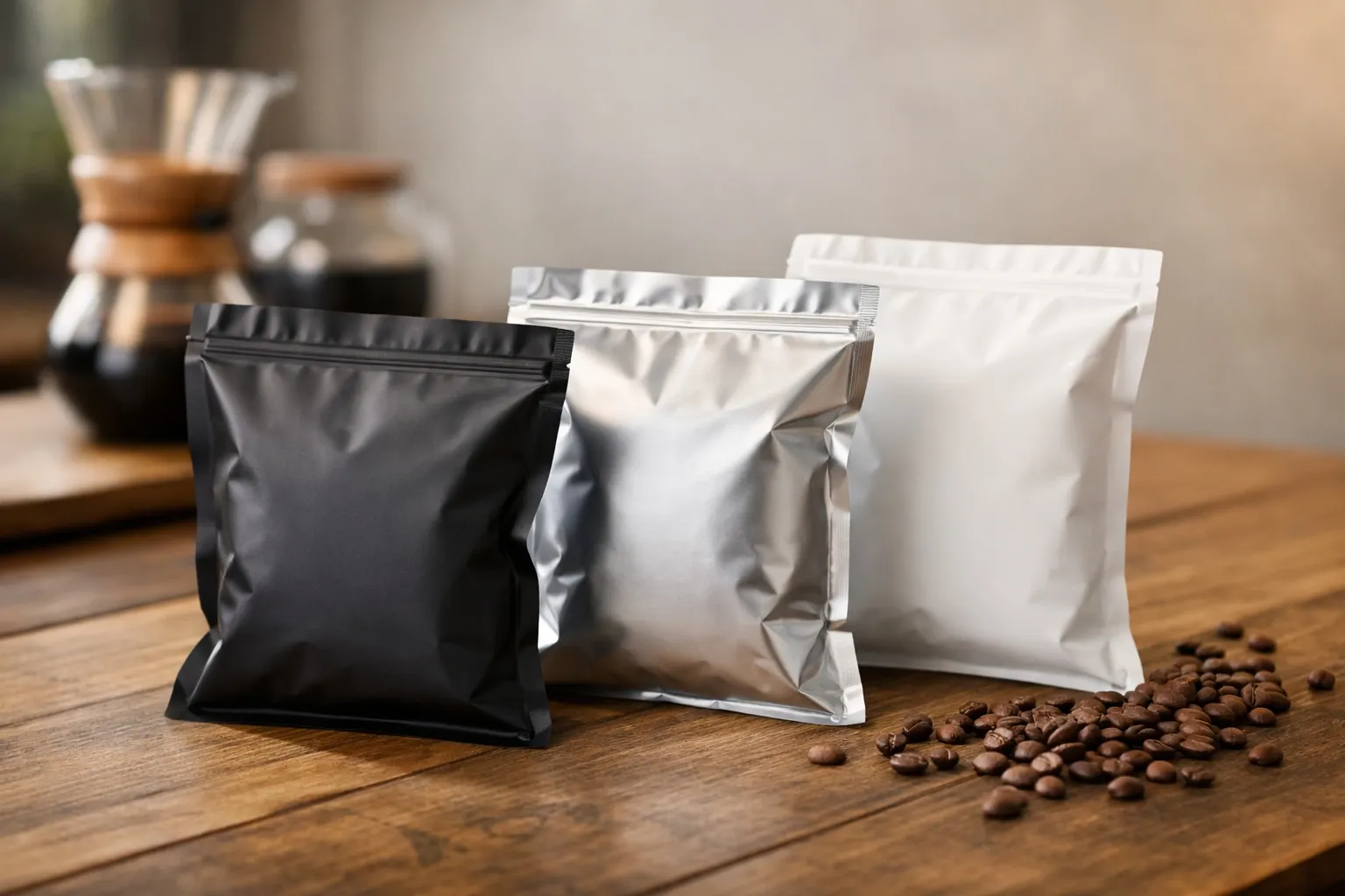 Vantagens e desvantagens dos sacos de café selados a vácuo