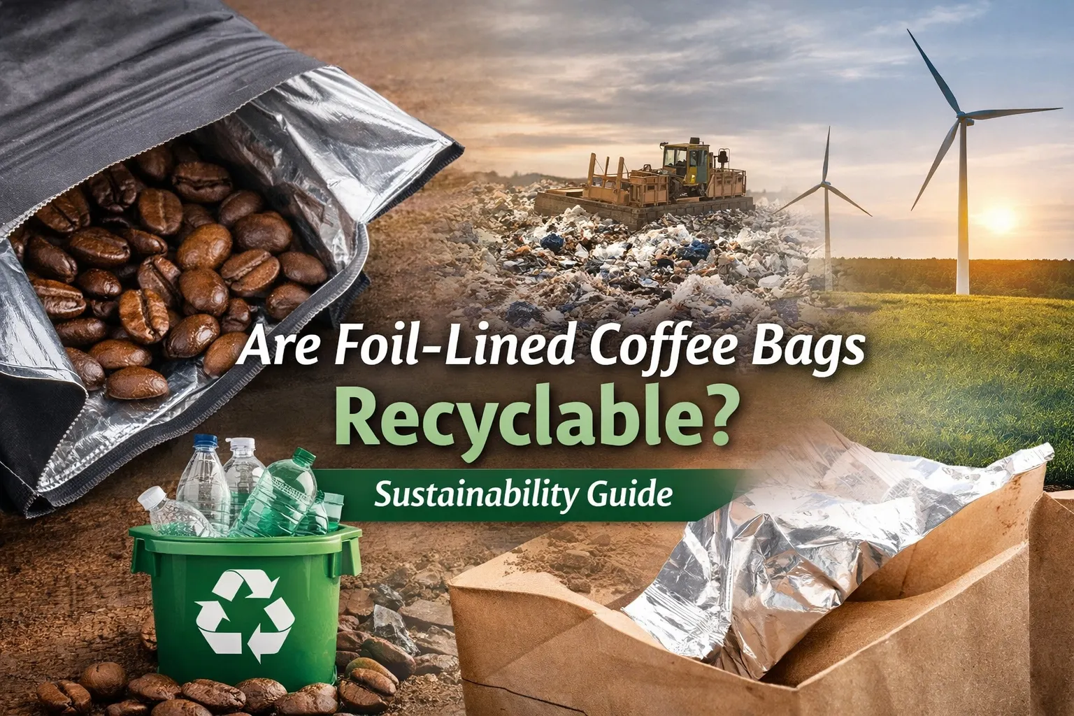 Sacos de Café Forrados com Papel Alumínio São Recicláveis?