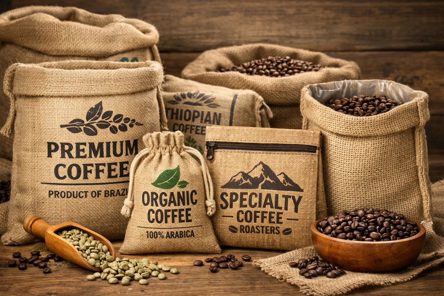 Saquinhas de juta para embalagens de café: Soluções Sustentáveis e Duráveis
