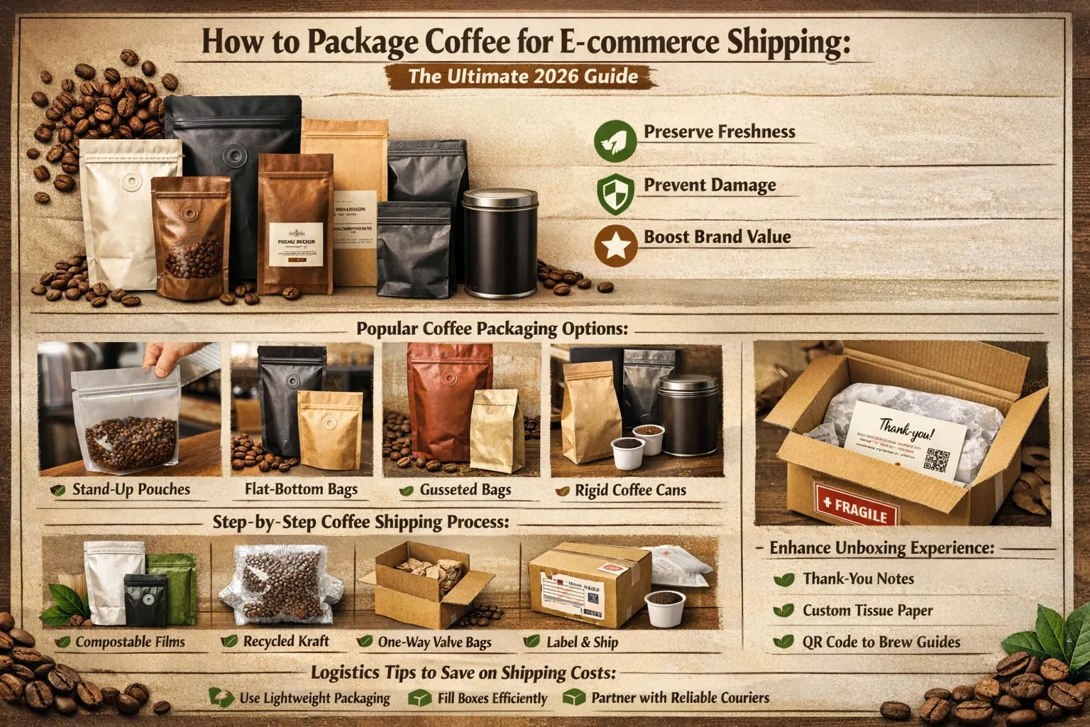 Como Embalar Café para Envio de E-Commerce