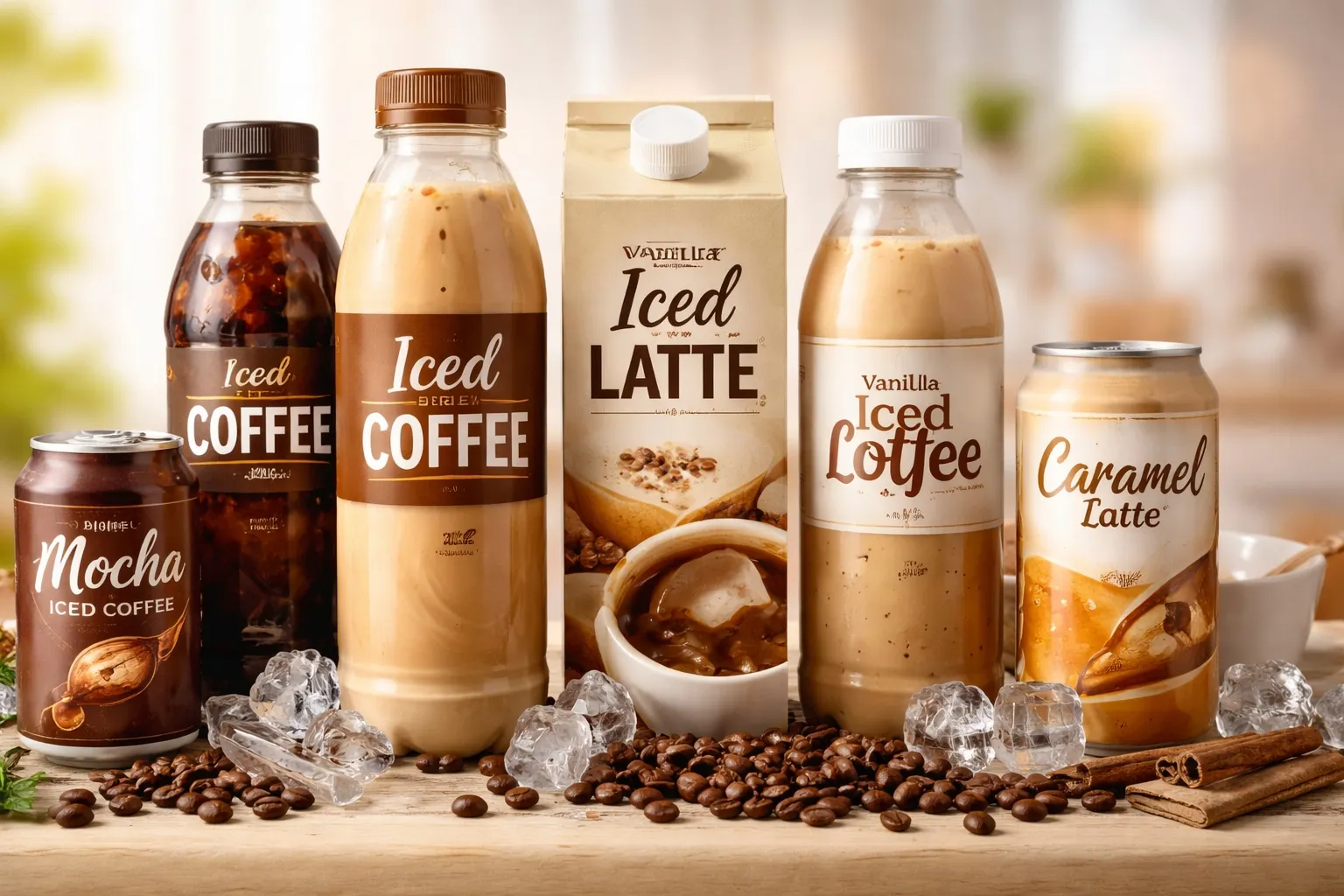 Café gelado embalado: Café Frio Pronto para Beber Conveniente para Estilos de Vida Modernos