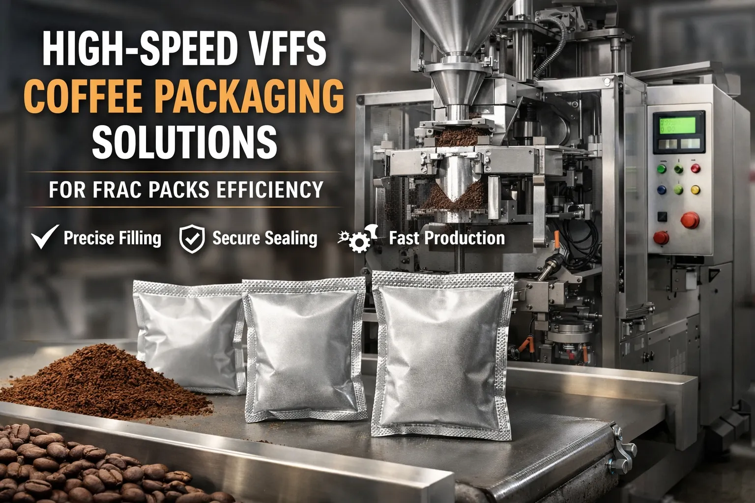 Linha de embalagem de café: Otimizando a Eficiência da Produção de Pacotes de Frac