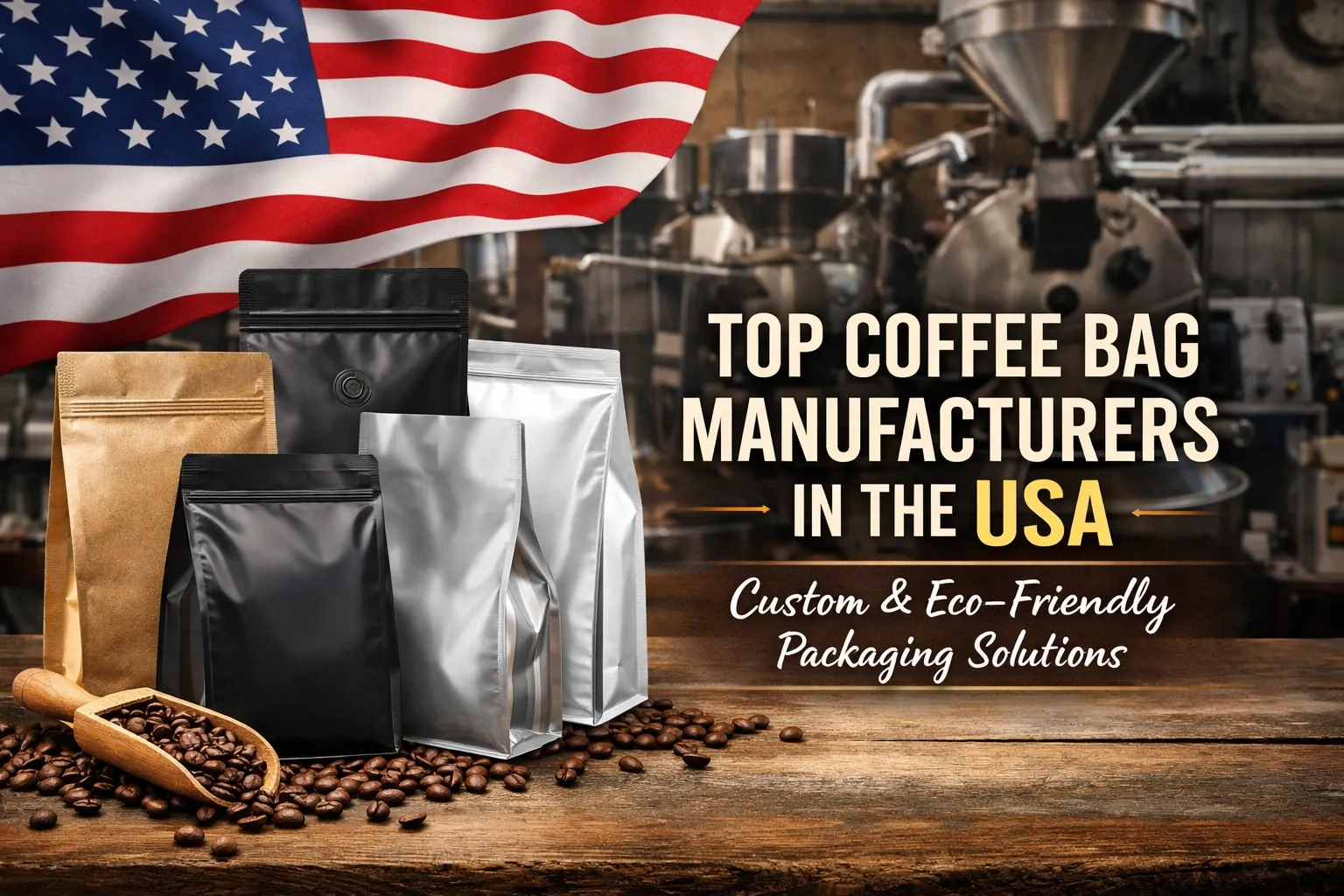 Principais fornecedores de sacos para embalagem de café nos EUA