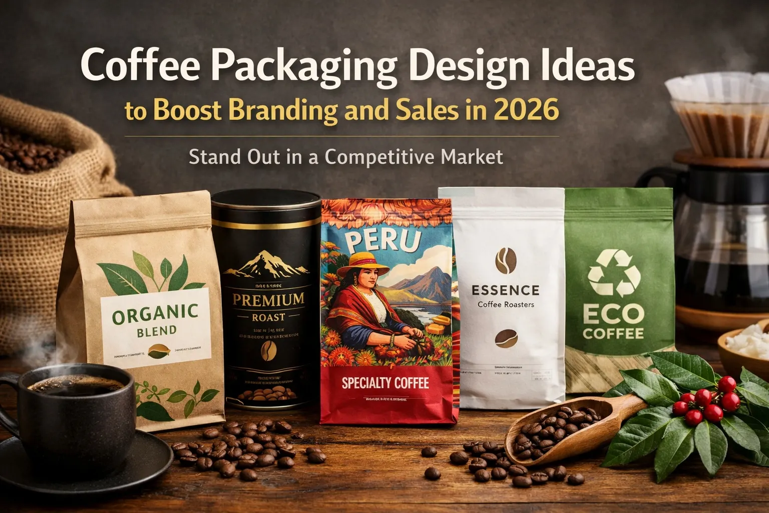 Por que o design das saquinhas de café é importante